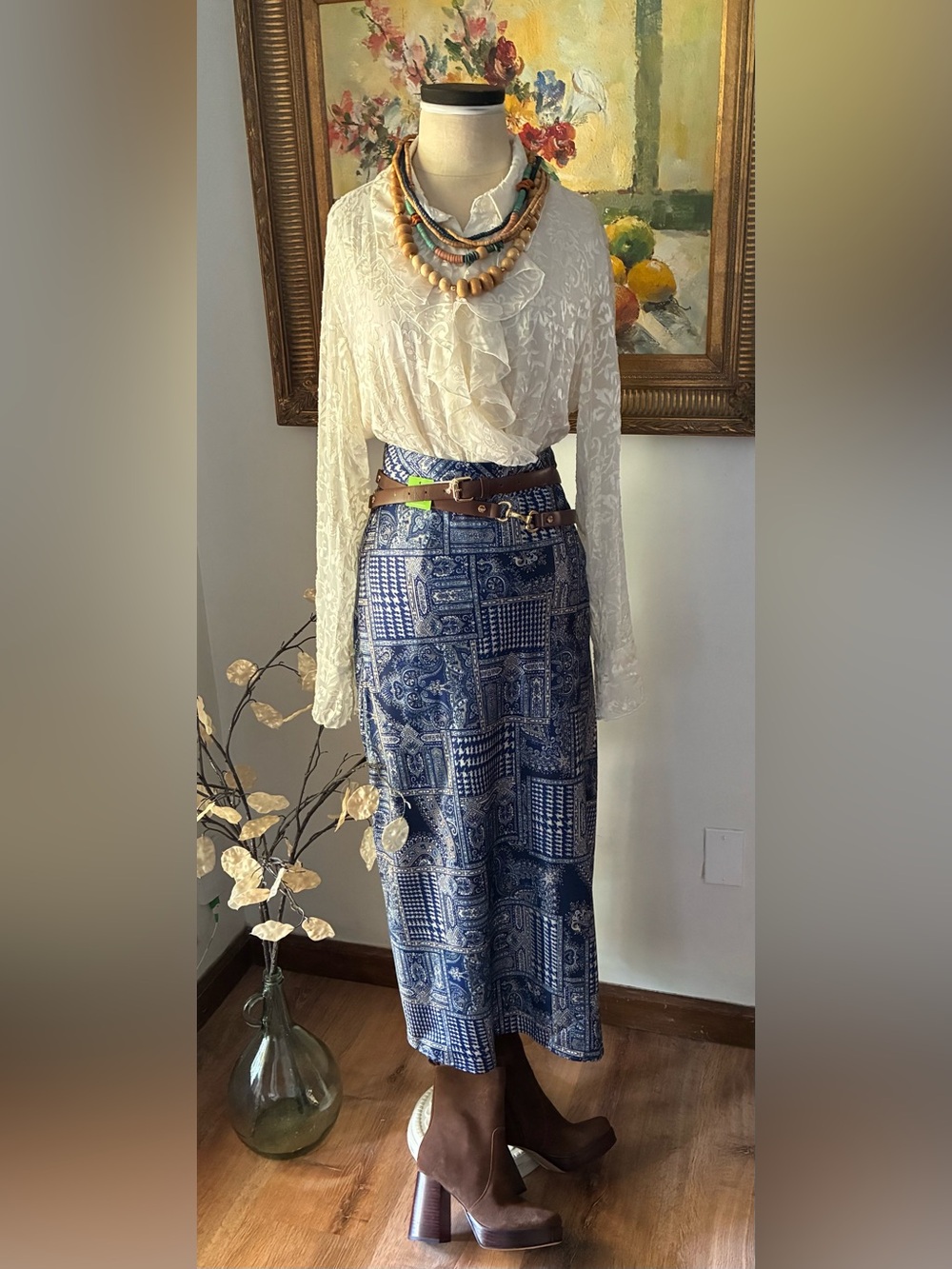 Equestrian Style Double Strand Belt Size Medium